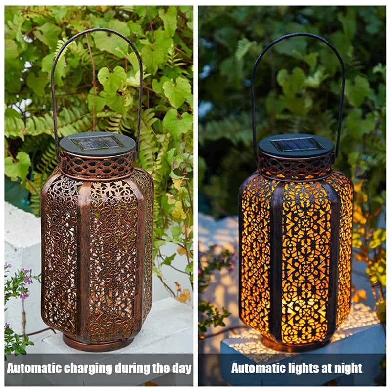 Lisslune | Solar Retro LED Hanging Lantern