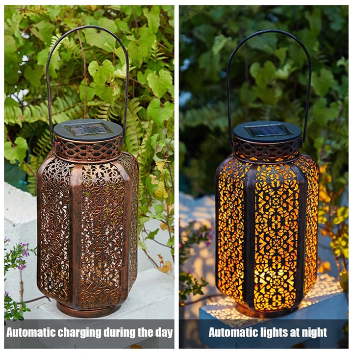 Lisslune | Solar Retro LED Hanging Lantern