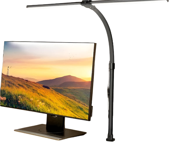 Lisslune | FlexiGlow LED desk lamp with double head