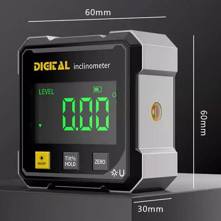 Lisslune | Digital Magnetic 4-Sided Laser Protractor