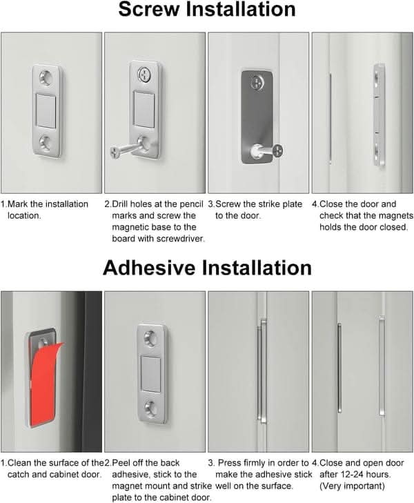 Lisslune | Magnetic Door Stopper for Quiet, Safe Closing