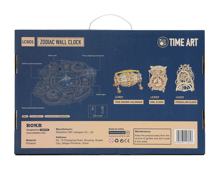 Lisslune | Zodiac wall clock and calendar