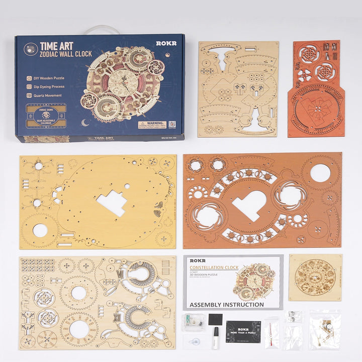 Lisslune | Zodiac wall clock and calendar