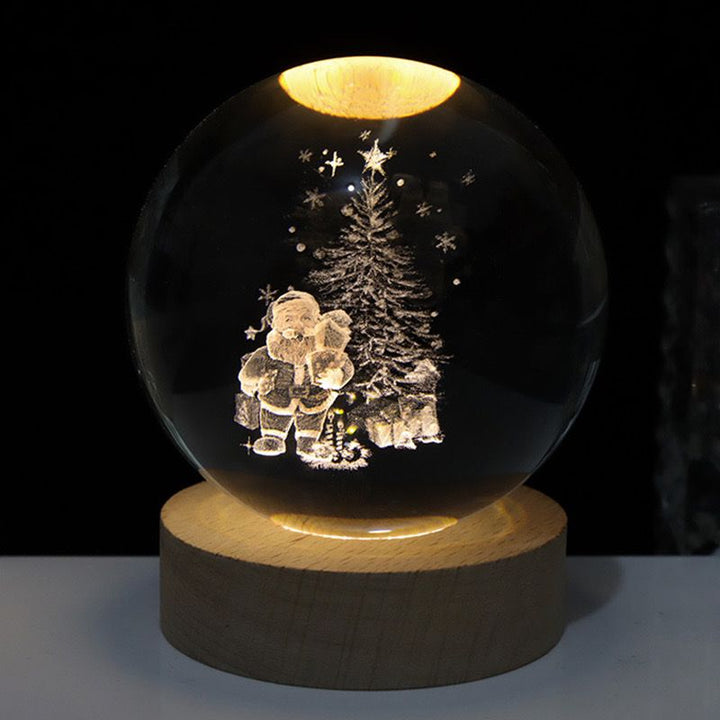 Lisslune | SolarSphere – Crystal Solar System with LED Lighting | Educational & Decorative Gift