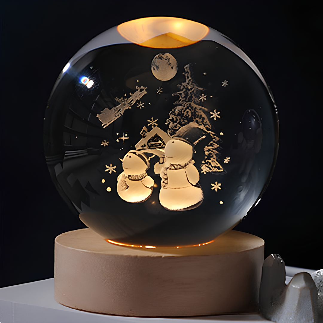 Lisslune | Luminous Crystal Ball LED Night Light Decor