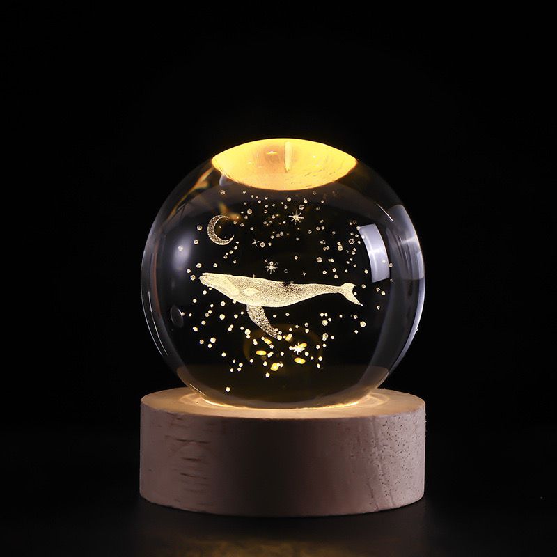 Lisslune | SolarSphere – Crystal Solar System with LED Lighting | Educational & Decorative Gift