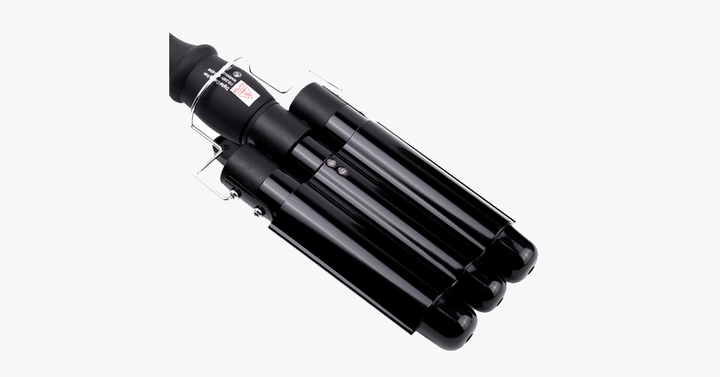 Lisslune | Salon Quality Triple Barrel Curling Iron, Perfect Quick Curls Deep Waves