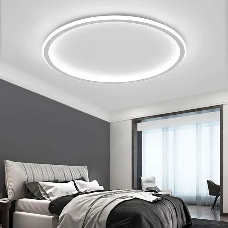 Lisslune | Scandinavian Round LED Ceiling Light – Warm White