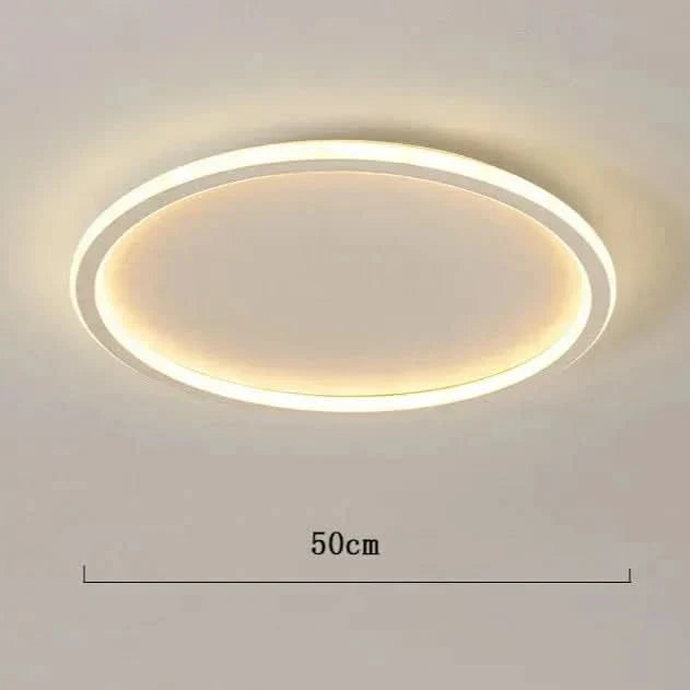 Lisslune | Scandinavian Round LED Ceiling Light – Warm White