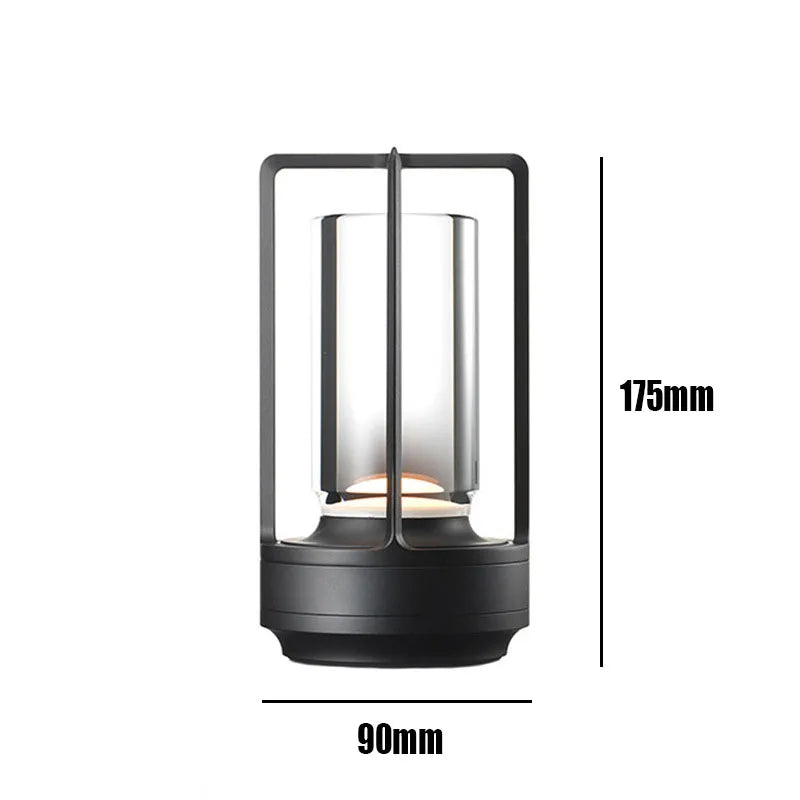 Lisslune | Lumina | Wireless LED Table Lamp | Touch Dimming | Rechargeable | Ambient Lighting