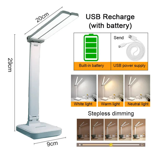 Lisslune | Dimmable LED Desk Lamp