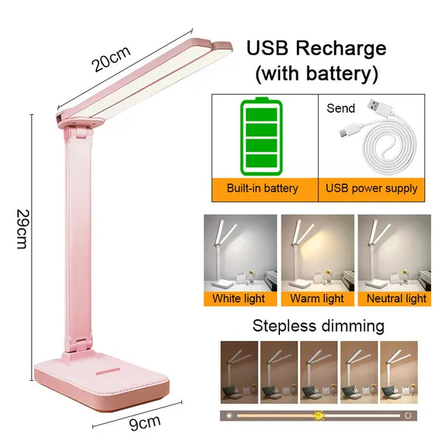 Lisslune | Dimmable LED Desk Lamp