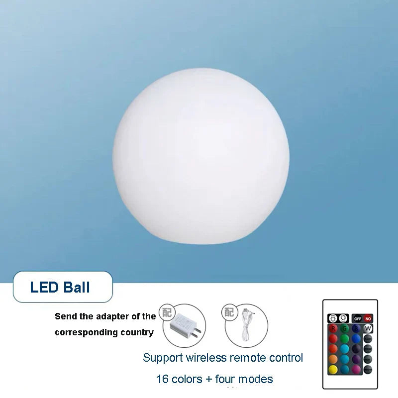 Lisslune | LED Ball Lamp - Donn - Rechargeable - Waterproof - For indoor & outdoor