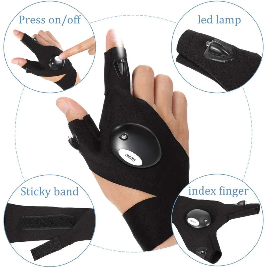 Lisslune | Multifunctional Gloves with Flashlight