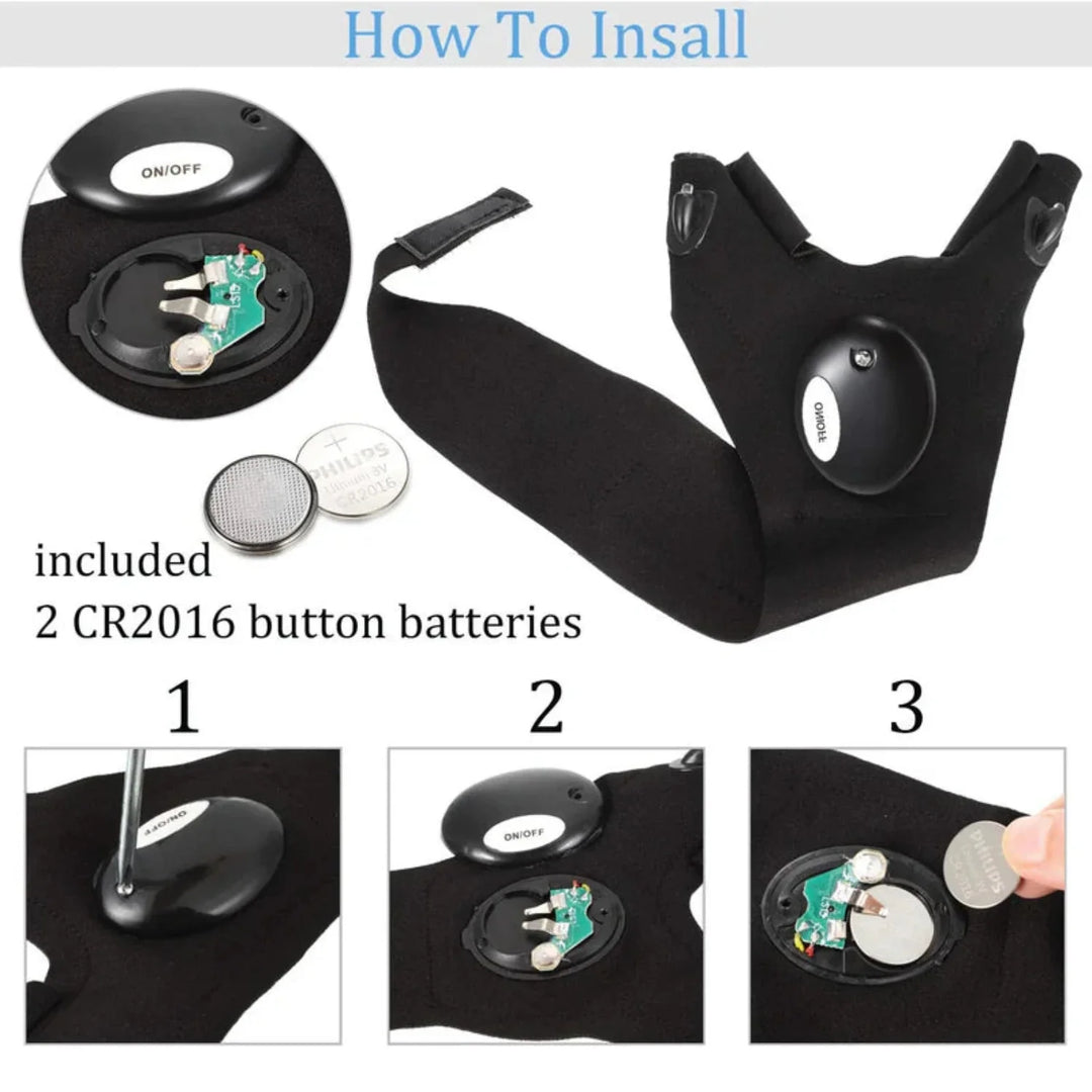 Lisslune | Multifunctional Gloves with Flashlight
