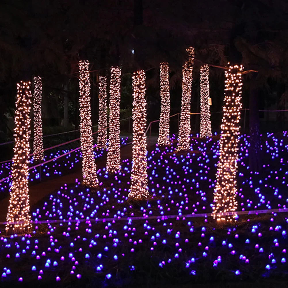 Lisslune | BRIGHTLIGHTS | Mushroom String Lights for Atmospheric Garden Lighting