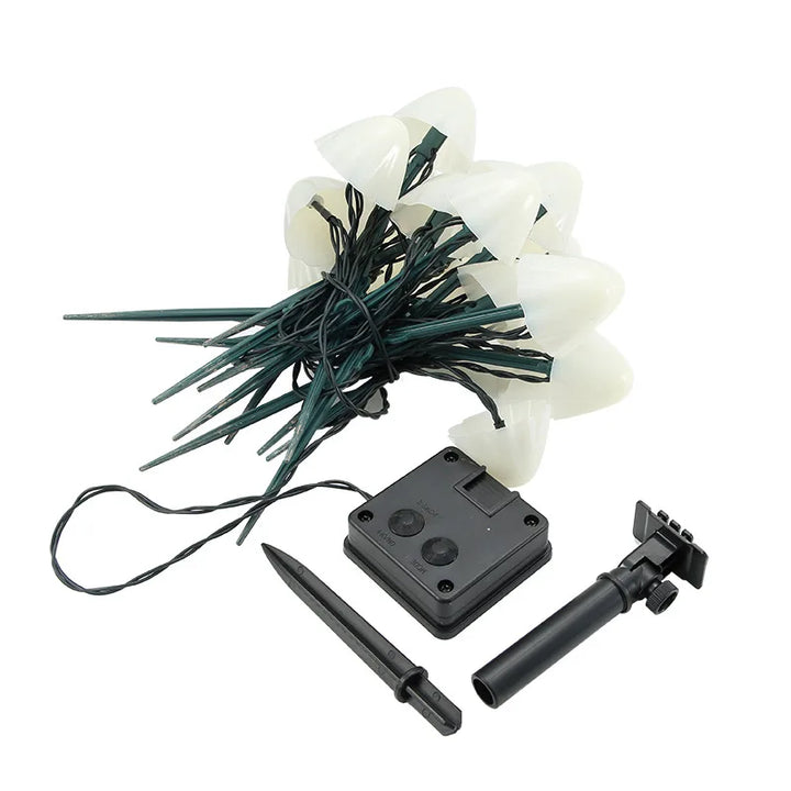 Lisslune | BRIGHTLIGHTS | Mushroom String Lights for Atmospheric Garden Lighting