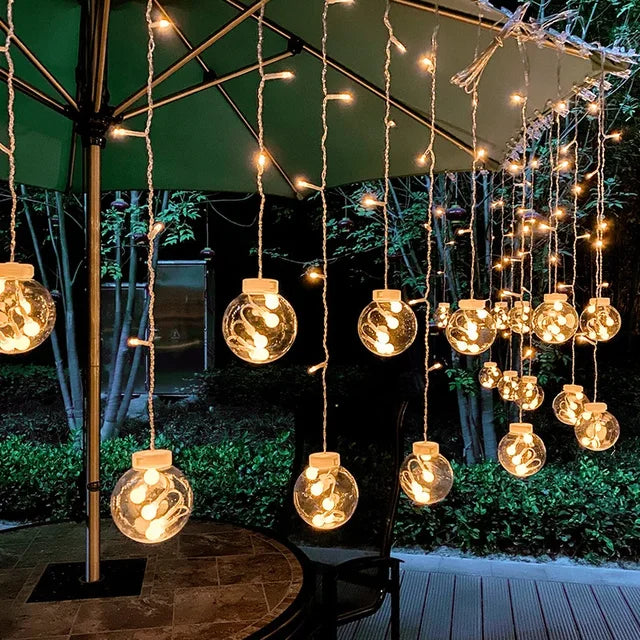 Lisslune | Light Garland LED Fairy Lighting – Waterproof Outdoor Light String with Warm White Light