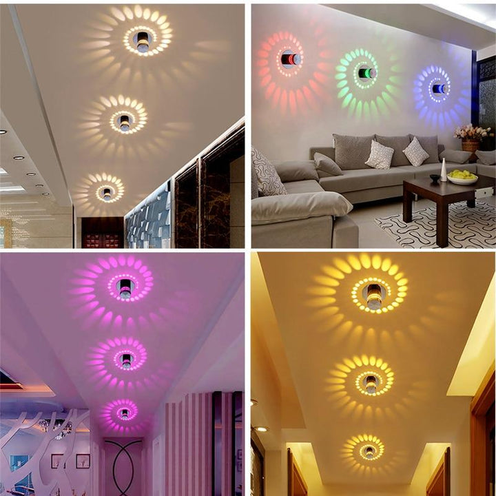 Lisslune | Elegant & Unique Spiral Aesthetic Ceiling Lamp | SpiralGlow