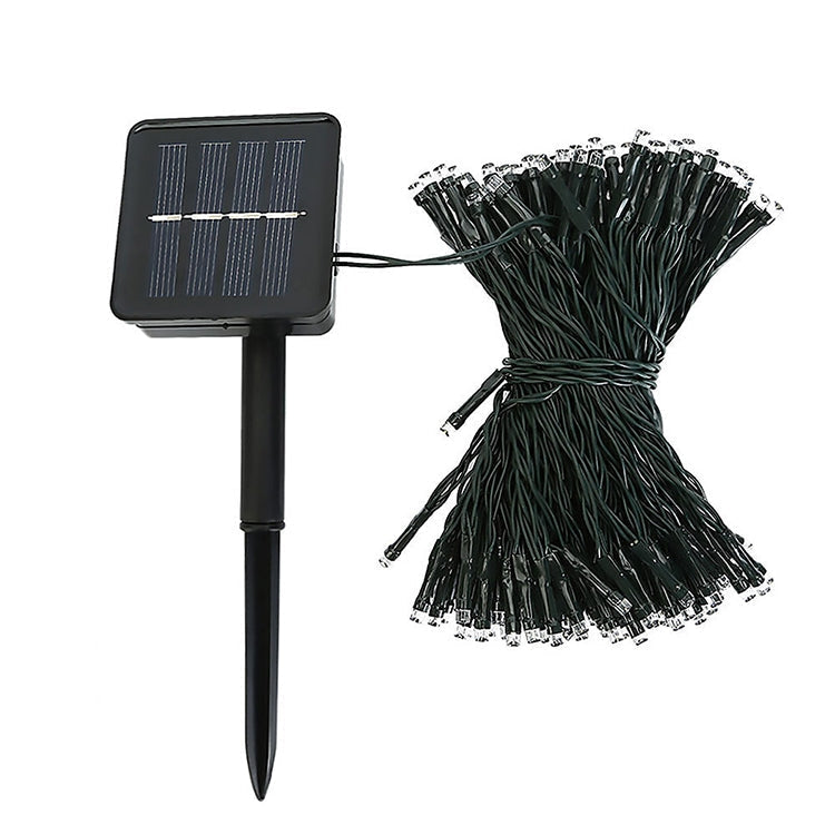 Lisslune | 200 LEDs Outdoor Waterproof Christmas Festival Decoration Solar Lamps String Lights, Length: 22m (Blue)