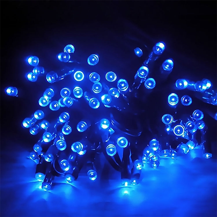 Lisslune | 200 LEDs Outdoor Waterproof Christmas Festival Decoration Solar Lamps String Lights, Length: 22m (Blue)