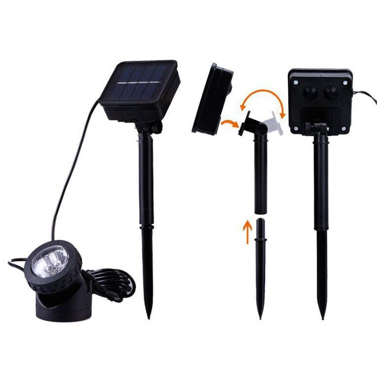 Lisslune | Two Heads LED Outdoor Waterproof Solar Underwater Spotlight Floodlight