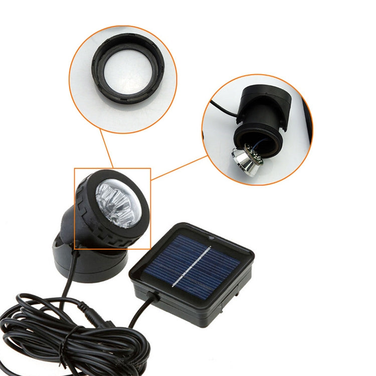 Lisslune | Two Heads LED Outdoor Waterproof Solar Underwater Spotlight Floodlight