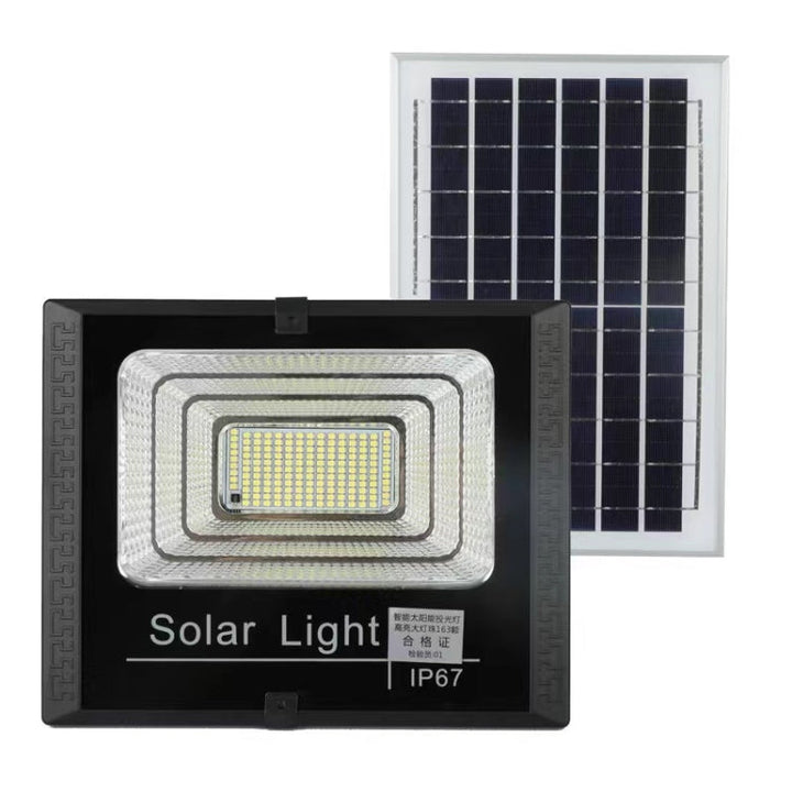 Lisslune | 10W 100 LEDs IP67 Waterproof Solar Power Floodlight with Remote Control