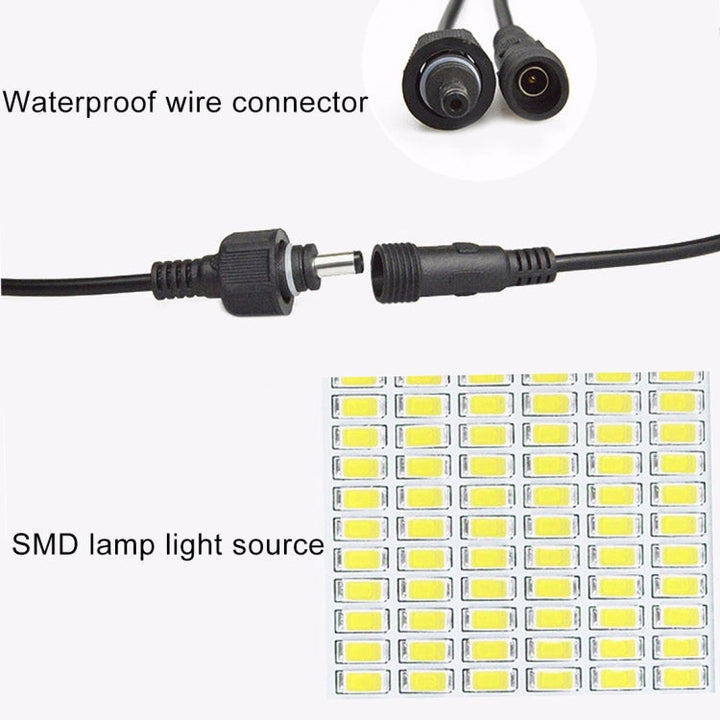 Lisslune | 10W 100 LEDs IP67 Waterproof Solar Power Floodlight with Remote Control