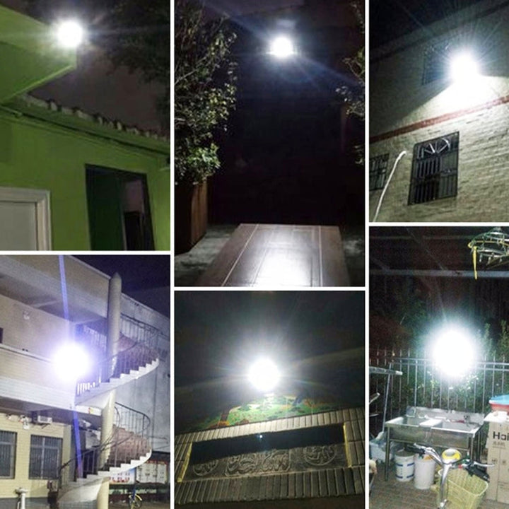 Lisslune | 10W 100 LEDs IP67 Waterproof Solar Power Floodlight with Remote Control