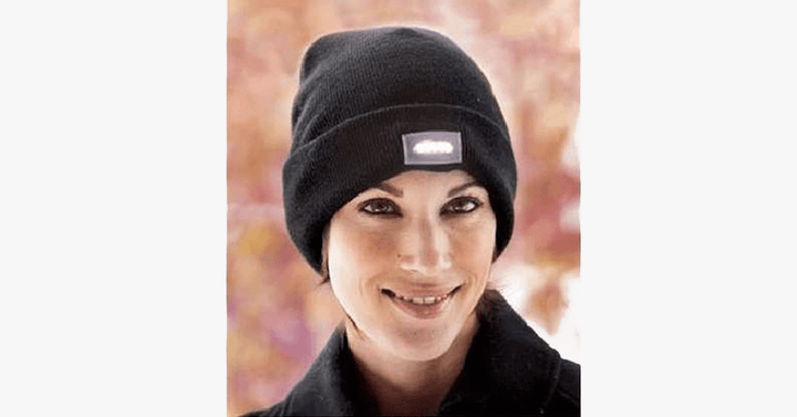 Lisslune | LED Flash Beanie – Take your flashlight everywhere!
