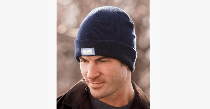 Lisslune | LED Flash Beanie – Take your flashlight everywhere!