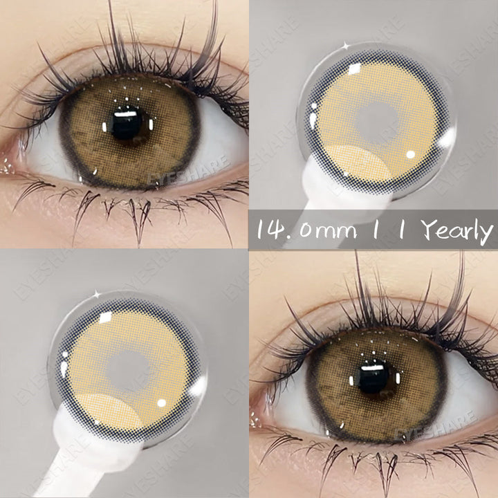 Rynx Lemon Brown 14.2mm 1 Pair | 1 Year