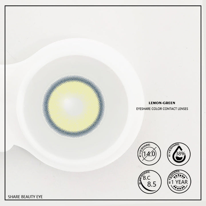 Rynx Lemon Green 14.2mm 1 Pair | 1 Year