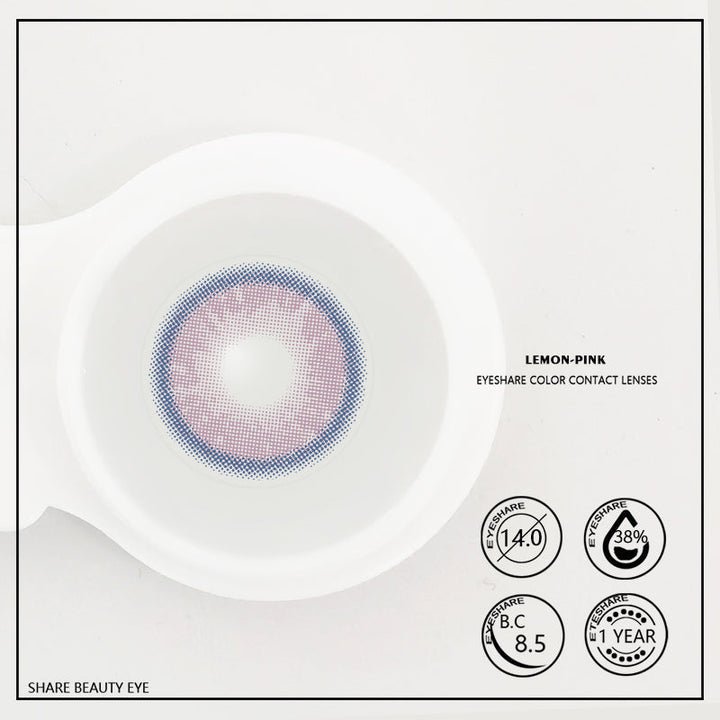 Rynx Lemon Pink 14.2mm 1 Pair | 1 Year