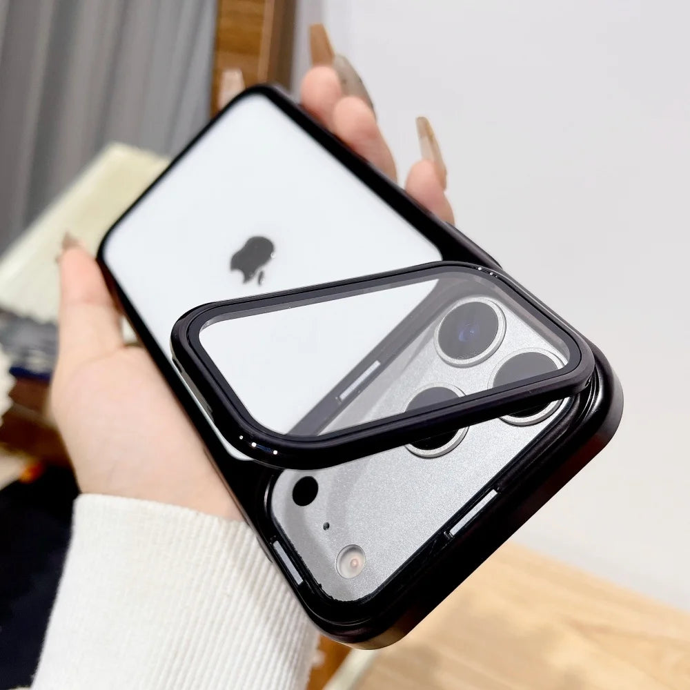 Lisslune | Ultrafine Premium Case with Foldable Camera Stand for iPhone 17 Series
