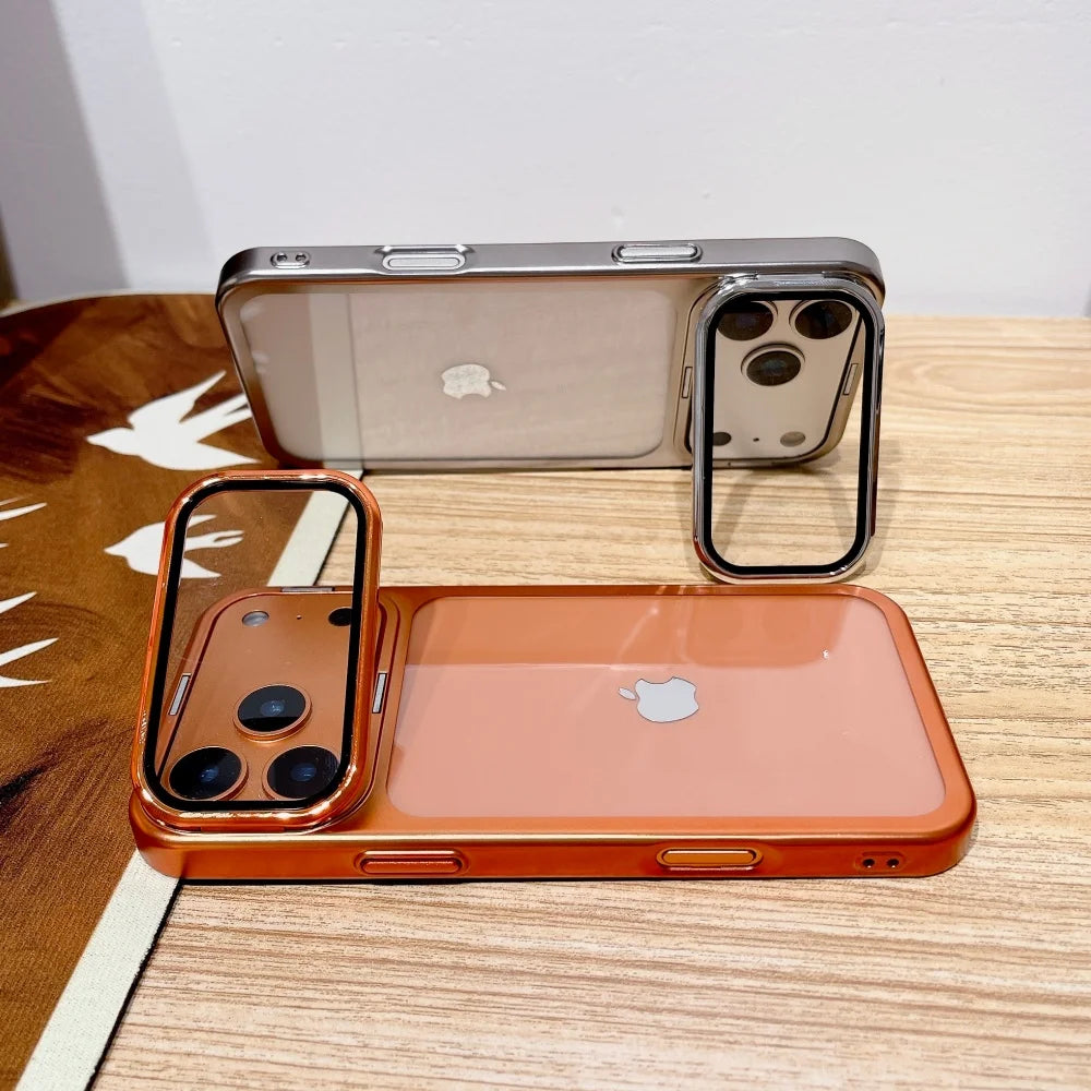 Lisslune | Ultrafine Premium Case with Foldable Camera Stand for iPhone 17 Series