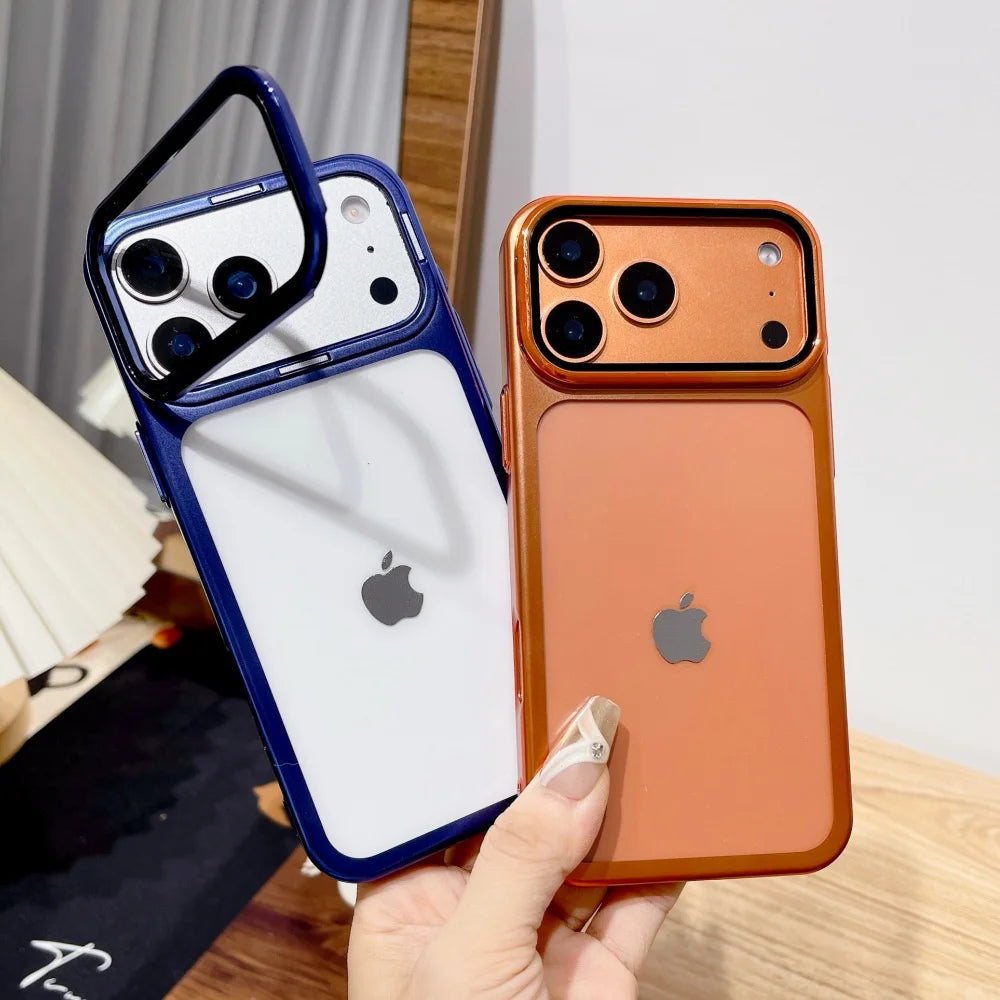 Lisslune | Ultrafine Premium Case with Foldable Camera Stand for iPhone 17 Series