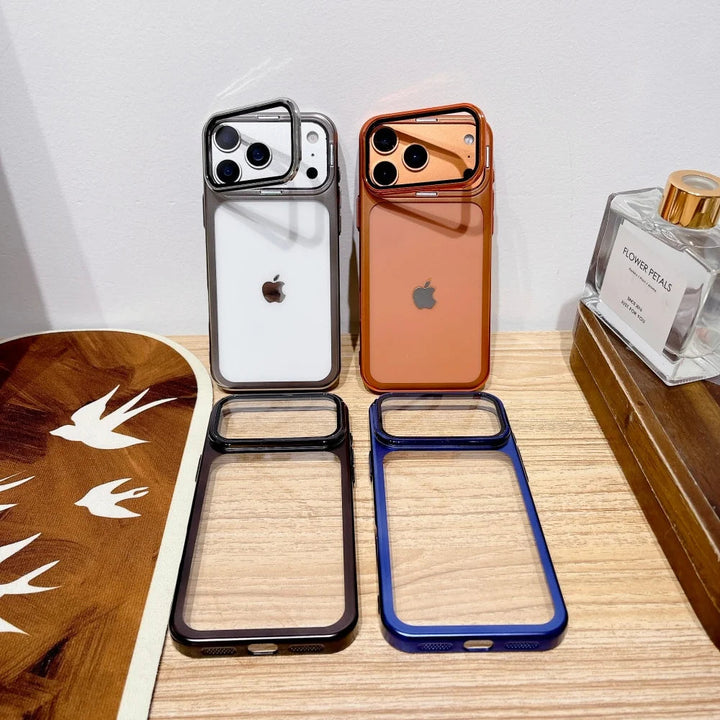 Lisslune | Ultrafine Premium Case with Foldable Camera Stand for iPhone 17 Series