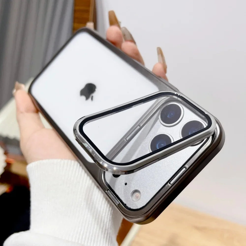 Lisslune | Ultrafine Premium Case with Foldable Camera Stand for iPhone 17 Series