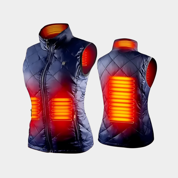 Lisslune | Heated vest for women with dual control and 9 heating zones – comfort and warmth for every season