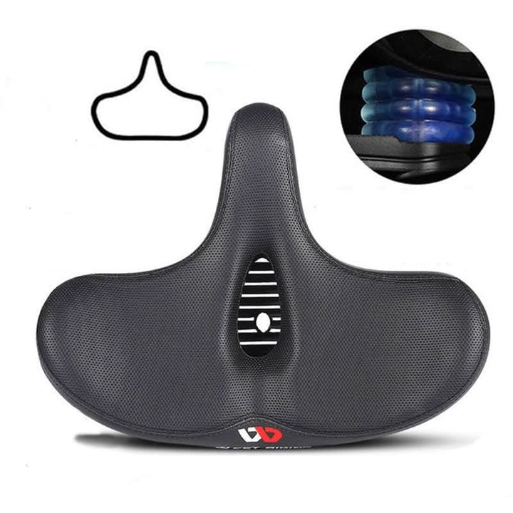 Lisslune | Ergonomic bicycle saddle with memory foam & extra wide seat surface