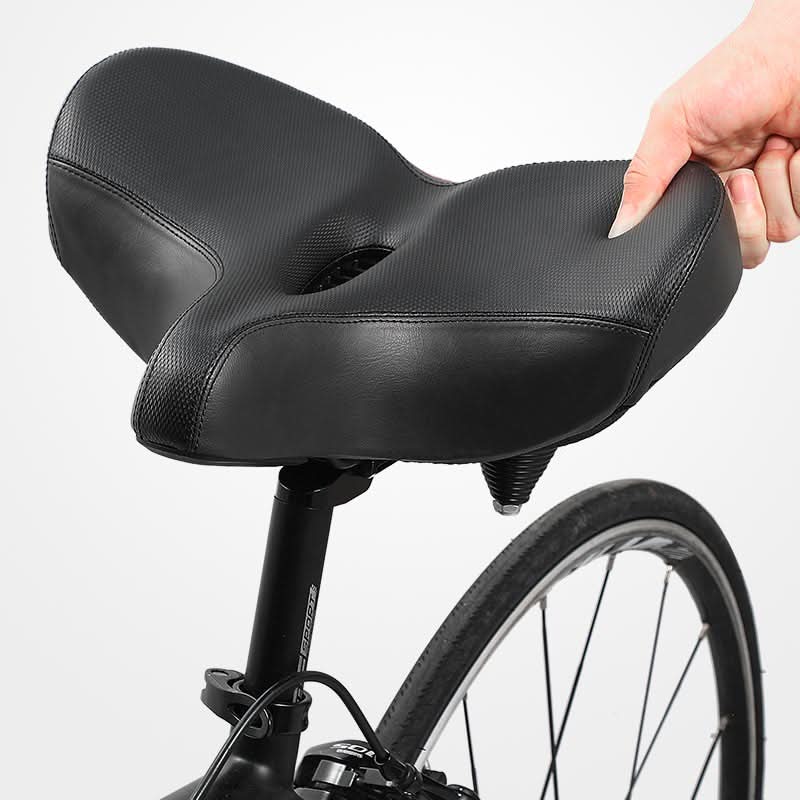 Lisslune | Ergonomic bicycle saddle with memory foam & extra wide seat surface