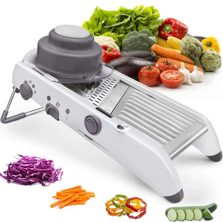Lisslune | Professional Mandoline Vegetable Slicer – Adjustable 304 Stainless Steel Blades for Precision Cutting