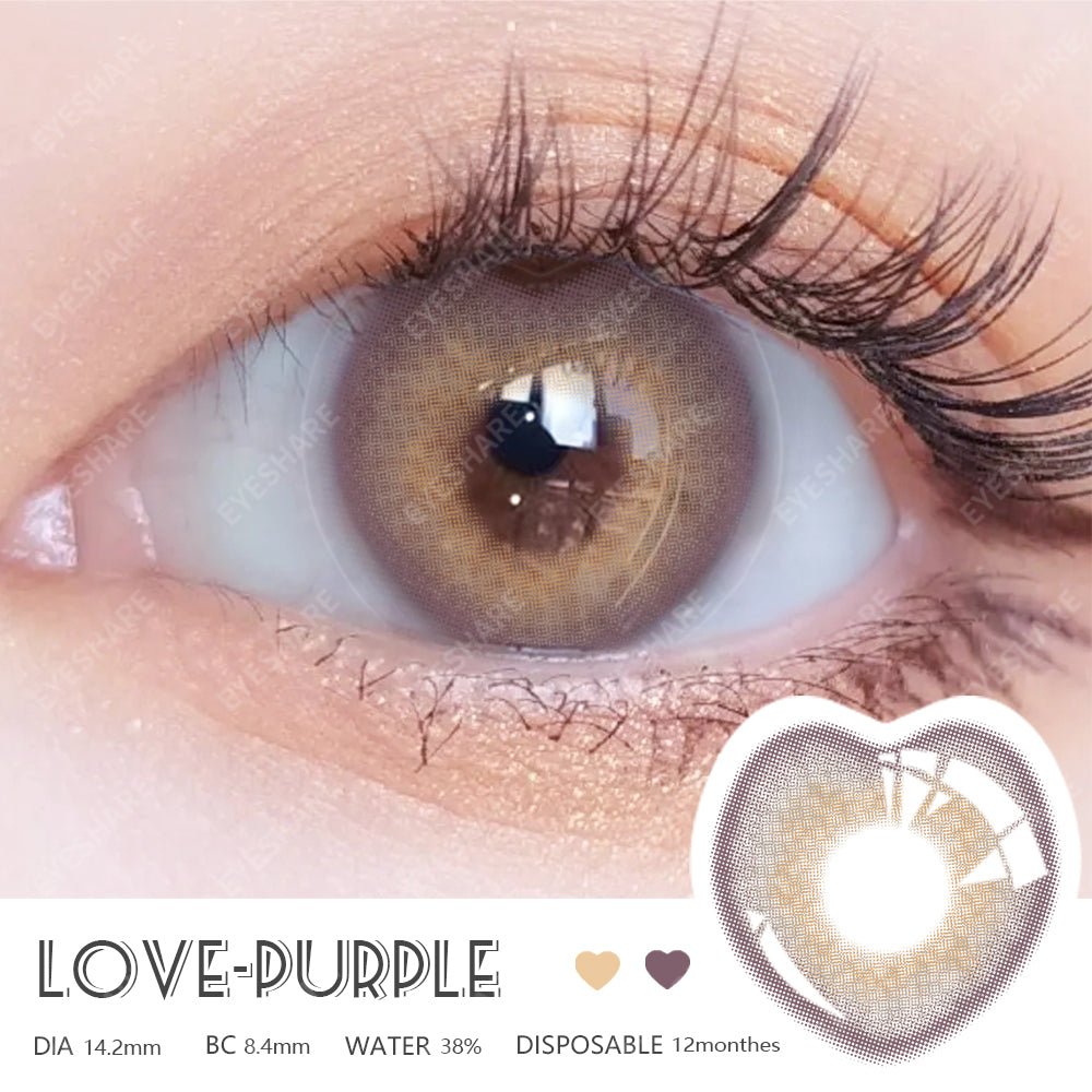 Rynx Love Purple 14.2mm 1 Pair | 1 Year