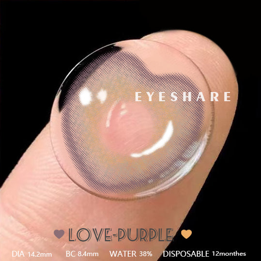 Rynx Love Purple 14.2mm 1 Pair | 1 Year
