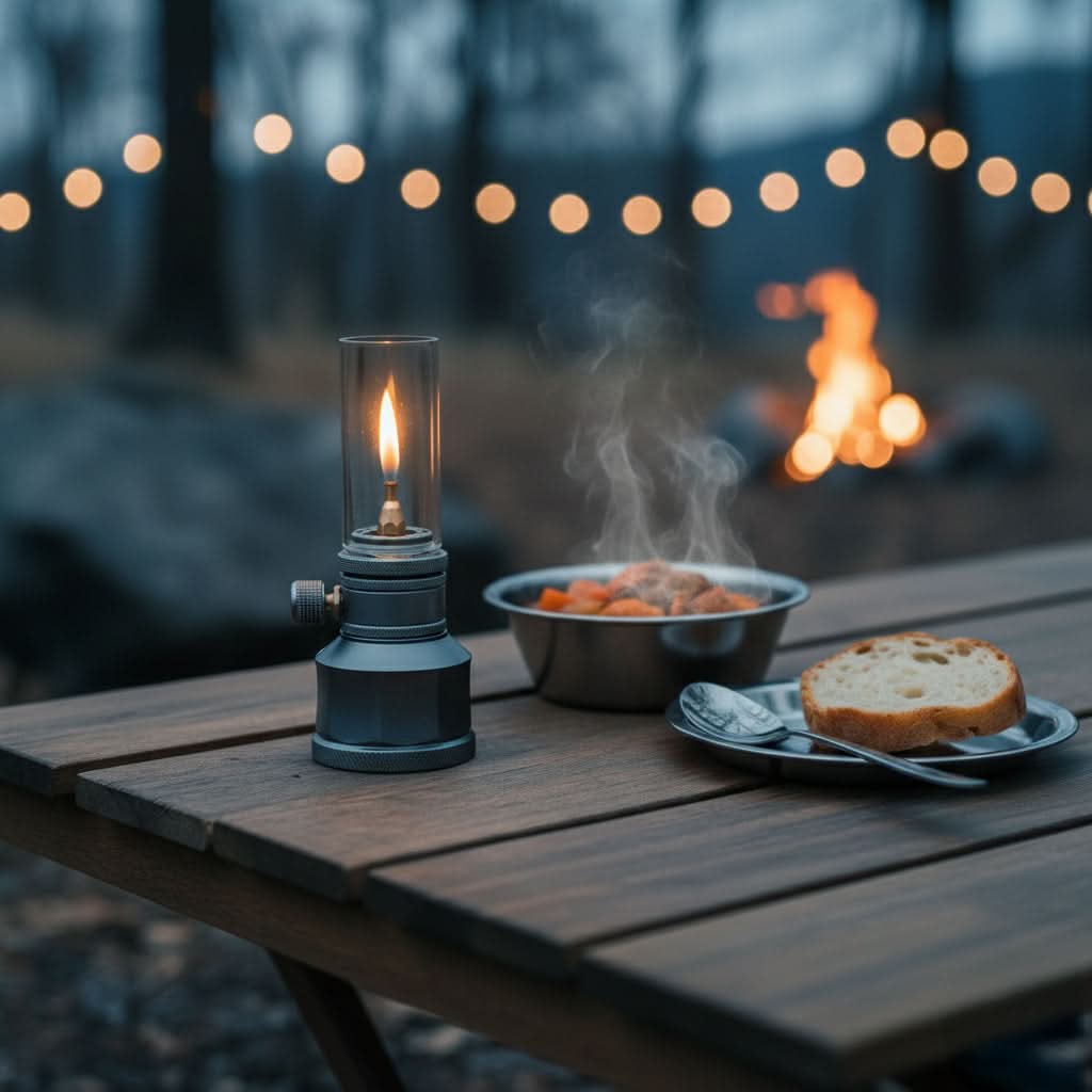 Lisslune | Compact Butane Lantern for Camping & Outdoor Adventures