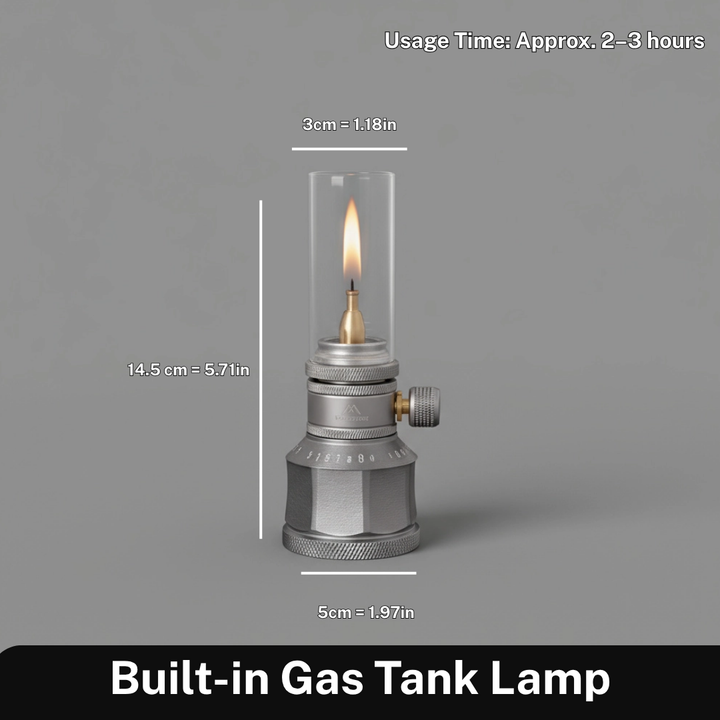 Lisslune | Compact Butane Lantern for Camping & Outdoor Adventures