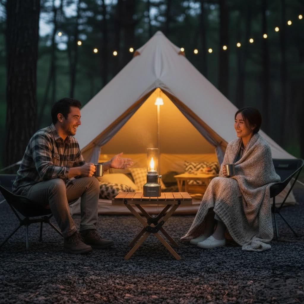 Lisslune | Compact Butane Lantern for Camping & Outdoor Adventures