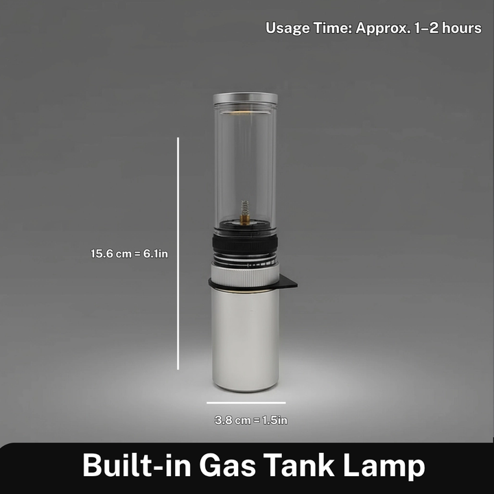 Lisslune | Compact Butane Lantern for Camping & Outdoor Adventures